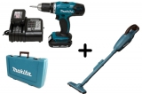 Акумулаторен винтоверт - BDF 453SHE + Акумулаторна прахосмукачка - BCL 180Z