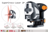 Линеен лазерен нивелир SuperCross-Laser 2P