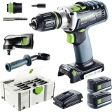 Акумулаторен винтоверт Quadrive, DRC 18/4 Li 5.2-Set