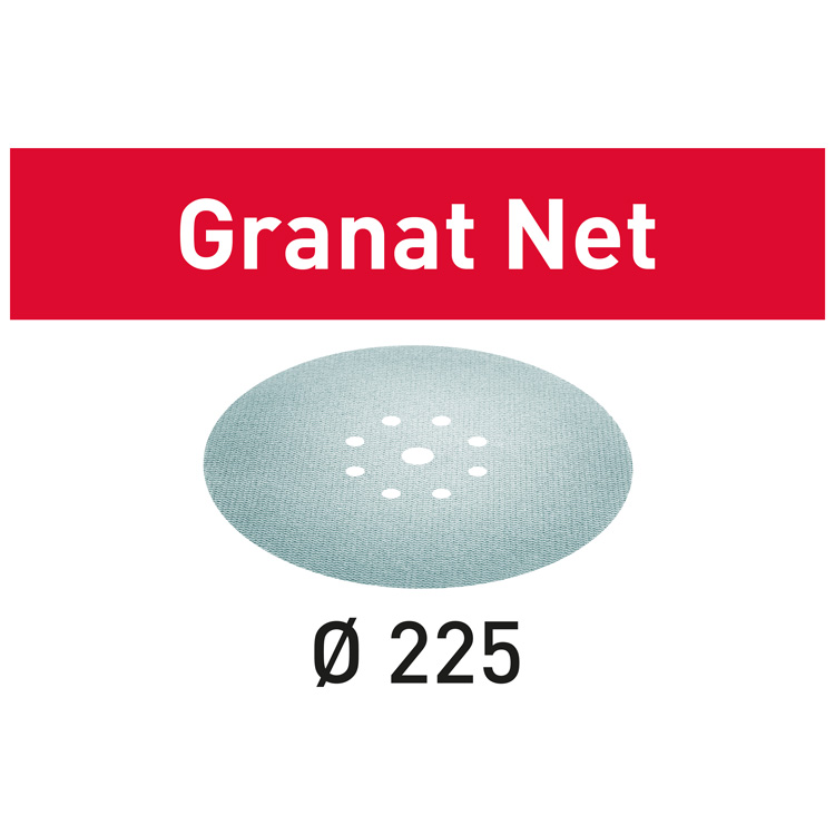 Шкурка на мрежа Granat Net STF D225 P220 GR NET/25