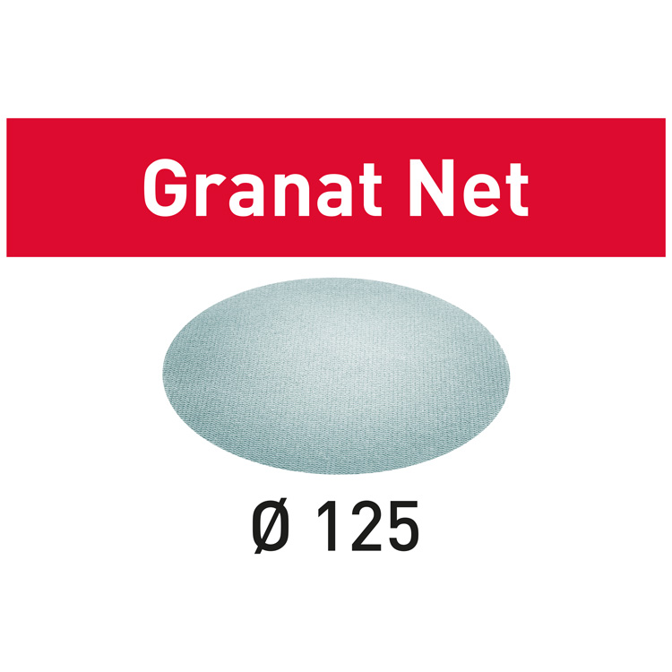 Шкурка на мрежа Granat Net STF D125 P80 GR NET/50