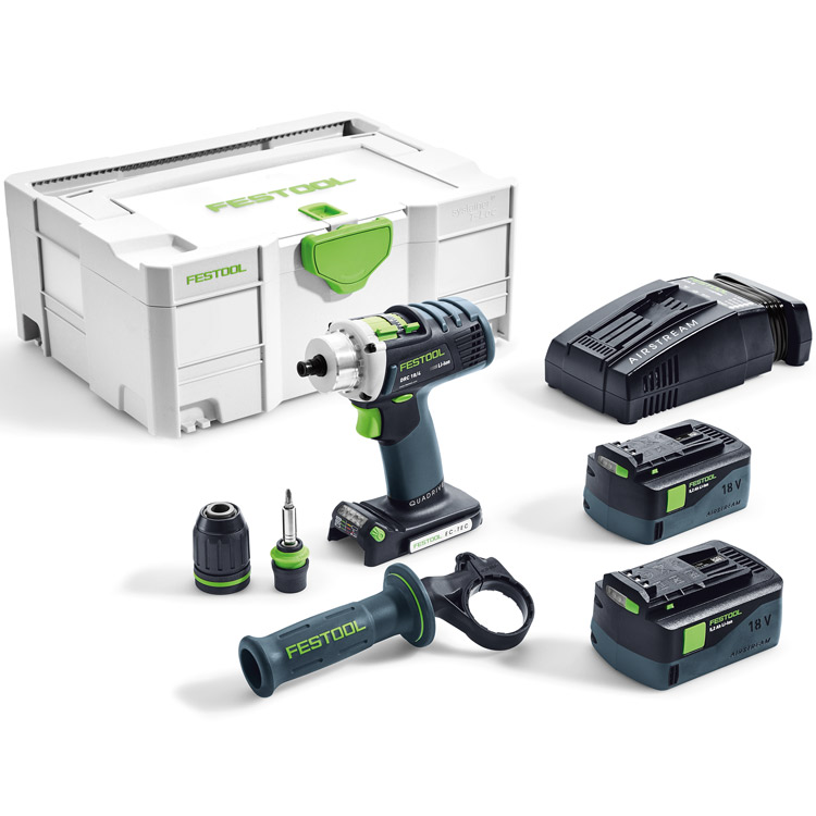 Акумулаторен винтовърт QUADRIVE, DRC 18/4 Li 5.2-Plus-SCA