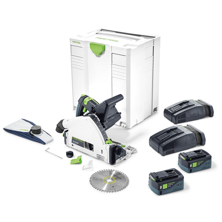 Акумулаторен потъващ циркулярен трион TSC 55 Li 5.2 REBI-Plus/XL-SCA