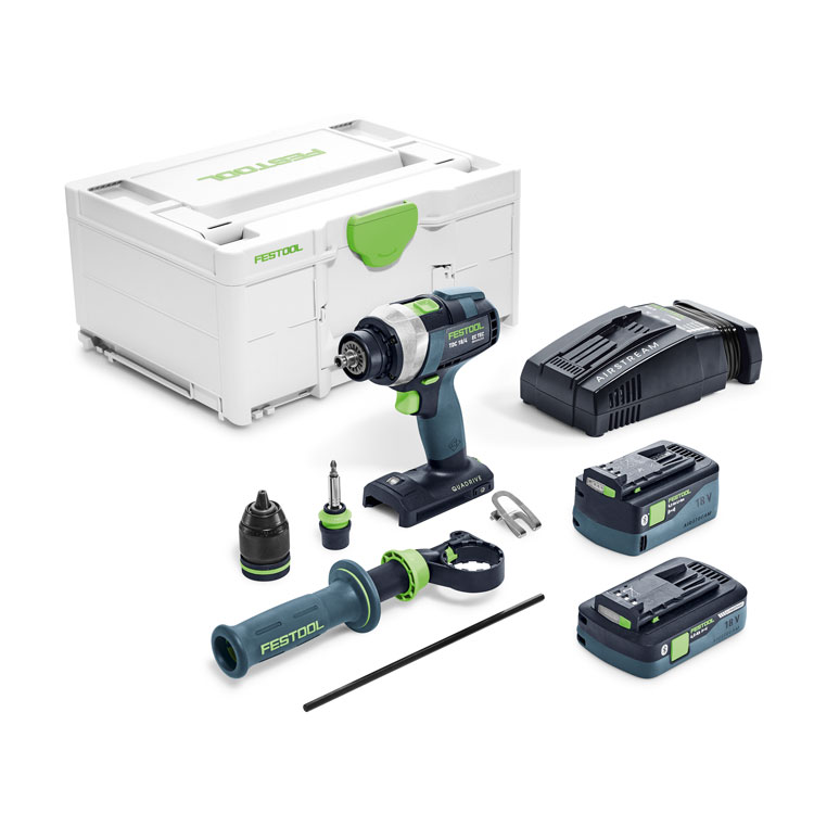 Акумулаторен винтовърт QUADRIVE, TDC 18/4 5.2/4.0 I-Plus-SCA