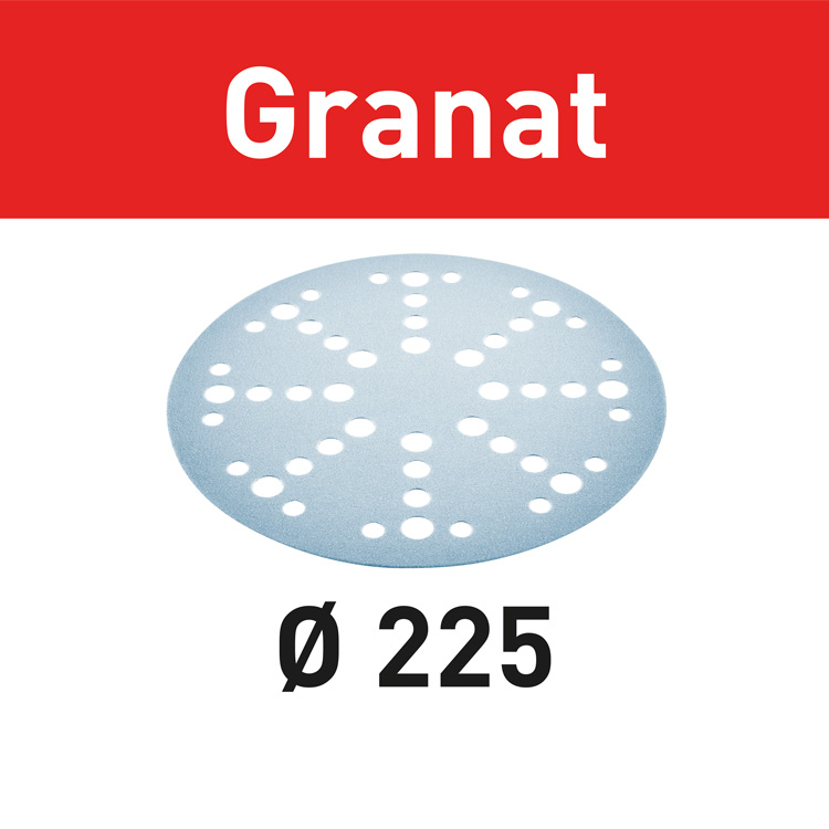 Шкурка Granat, STF D225/128 P100 GR/25