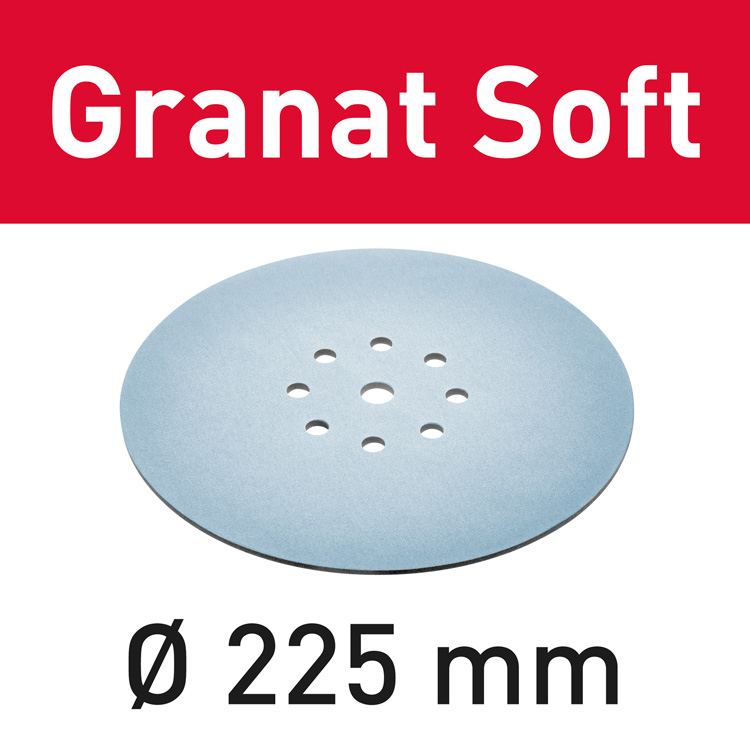 Шкурка Granat Soft, STF D225 P120 GR S/25