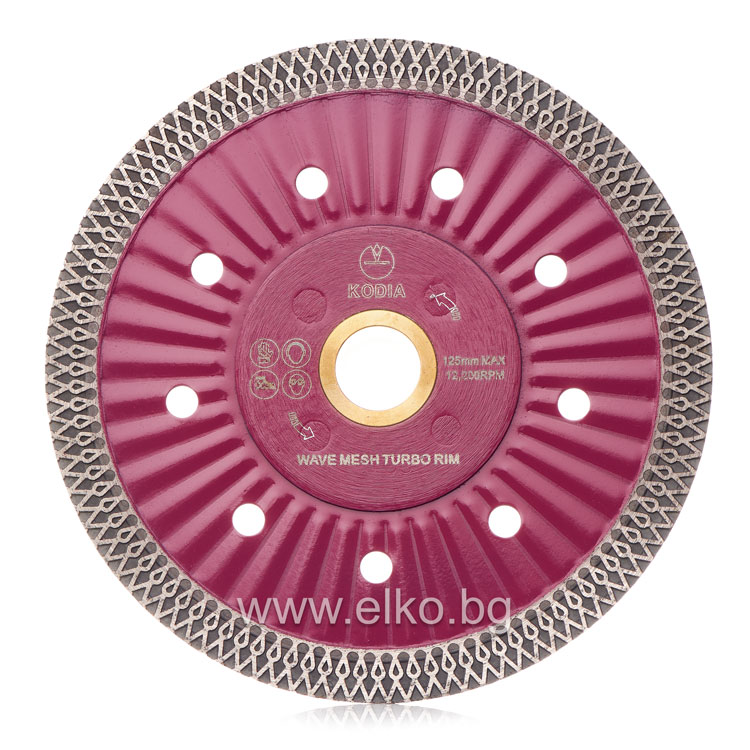 Диамантен диск MESH TURBO WAVED ф 125.0 мм