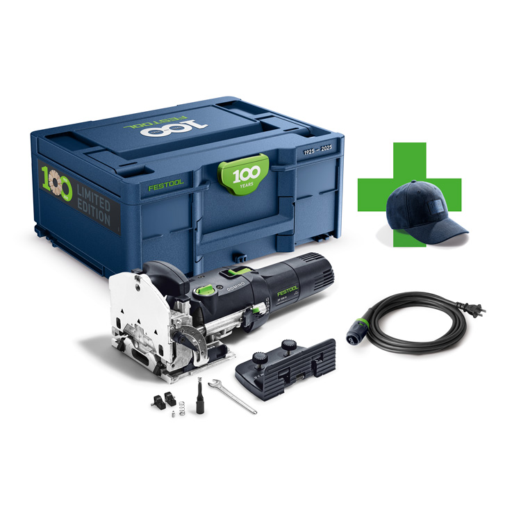 100 години фреза за дибли DOMINO DF 500 Q-Plus 100Y Limited Edition