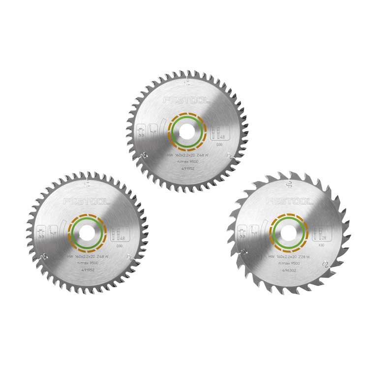 Комплект циркулярни дискове KSB-SORT/3 W 160x2.2
